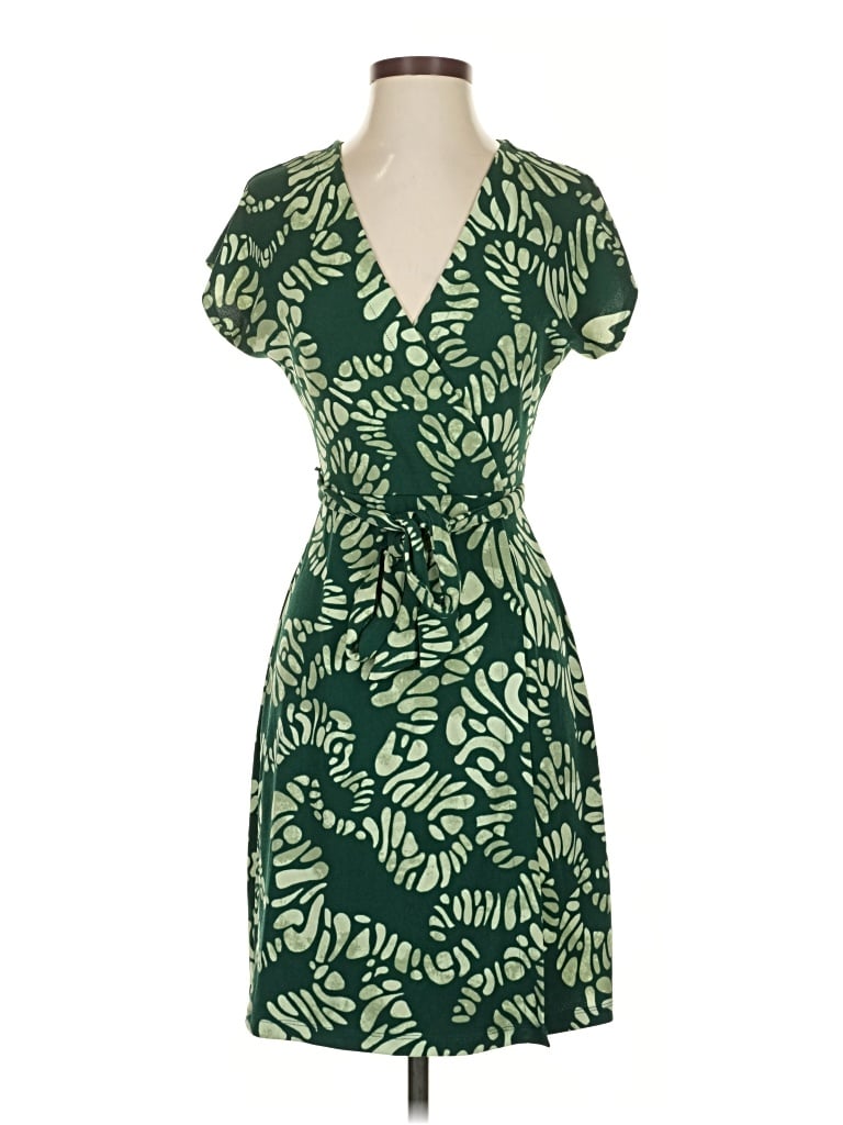 Pre-owned Nine West Casual Dress In Green