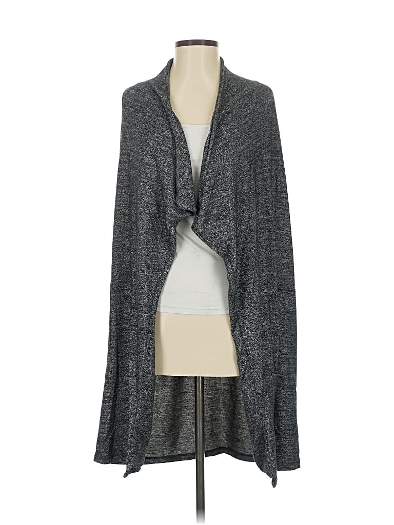 Pre-owned Velvet By Graham & Spencer Cardigan Sweater In Gray