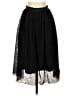 H&M 100% Polyester Paisley Black Formal Skirt Size 4 - photo 1