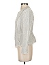 Rebecca Taylor Tweed Ivory Silver Jacket Size 4 - photo 5