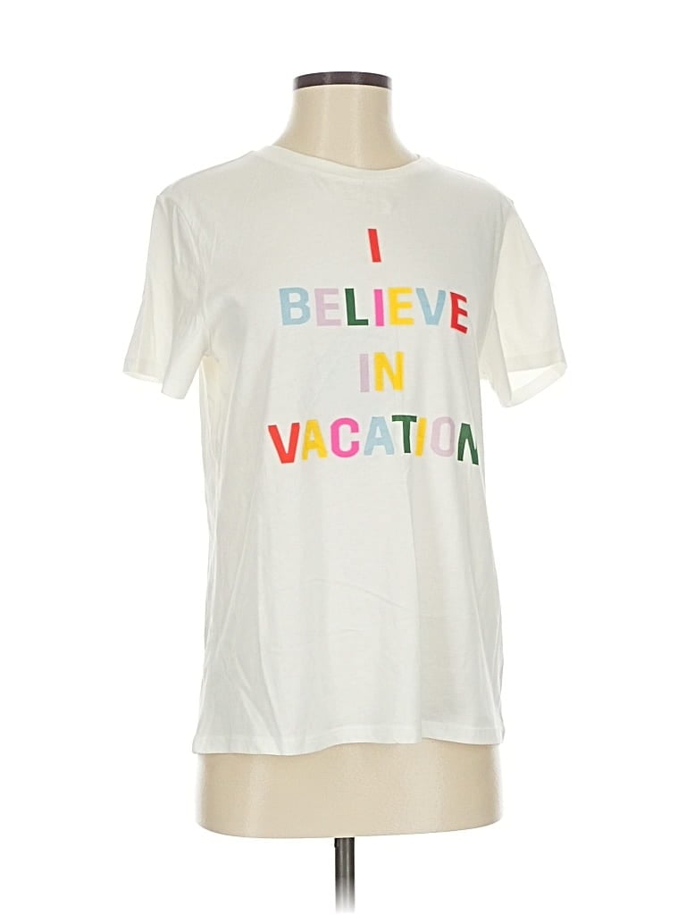 Pre-owned Bando Short Sleeve T-shirt In White