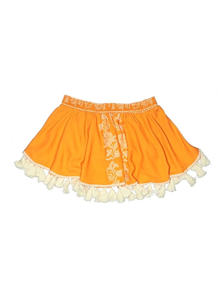 Pre-owned Show Me Your Mumu Casual Skirt In Orange