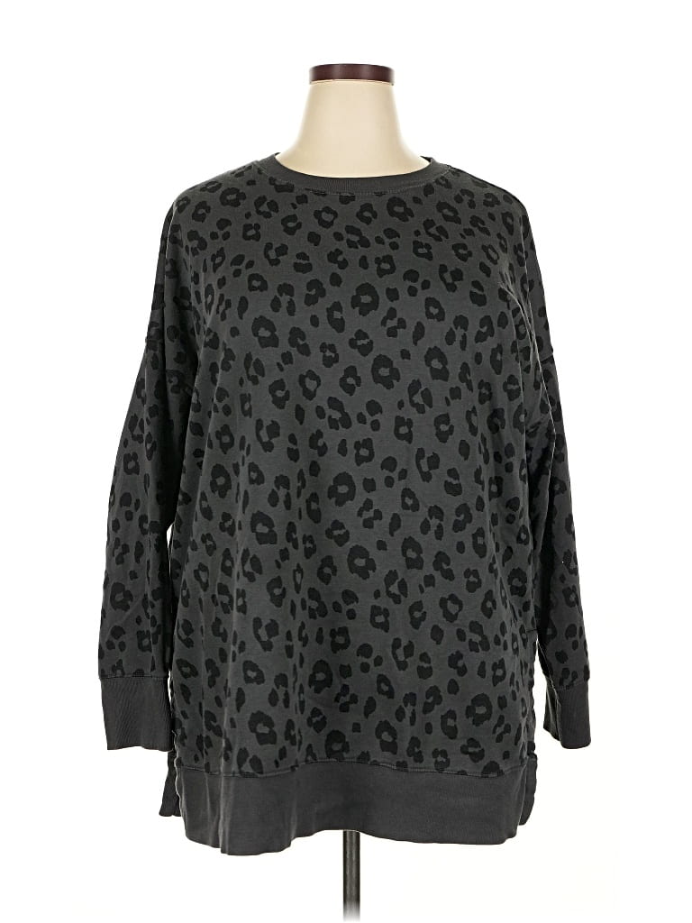 Pre-owned Old Navy Pullover Sweater In Gray