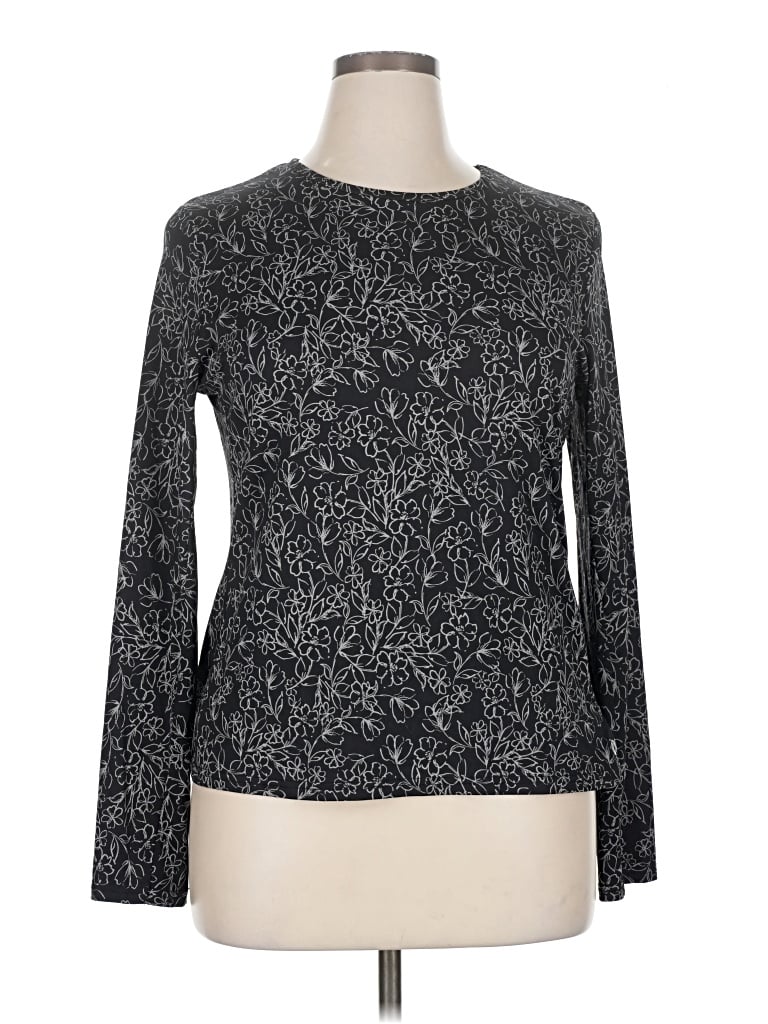 Pre-owned Hang Ten Long Sleeve T-shirt In Gray