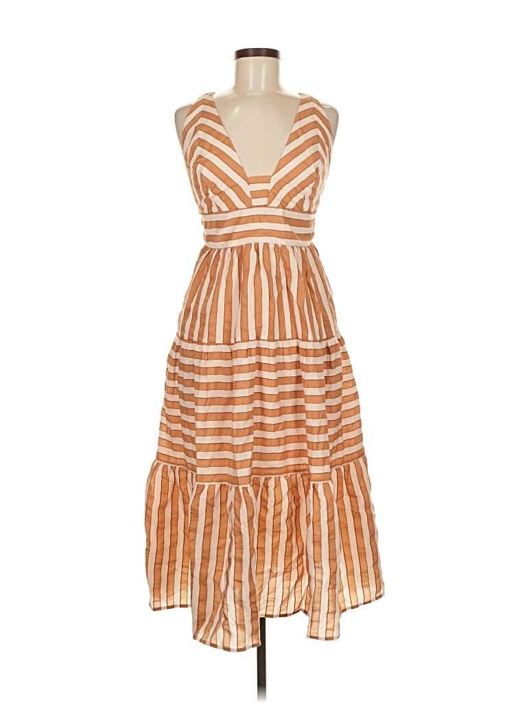 Pre-owned Vici Casual Dress In Orange