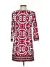 Laundry by Design Damask Jacquard Red Casual Dress Size 0 - photo 2