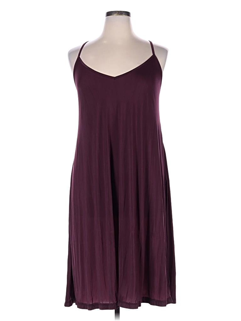 Pre-owned Alembika Casual Dress In Burgundy