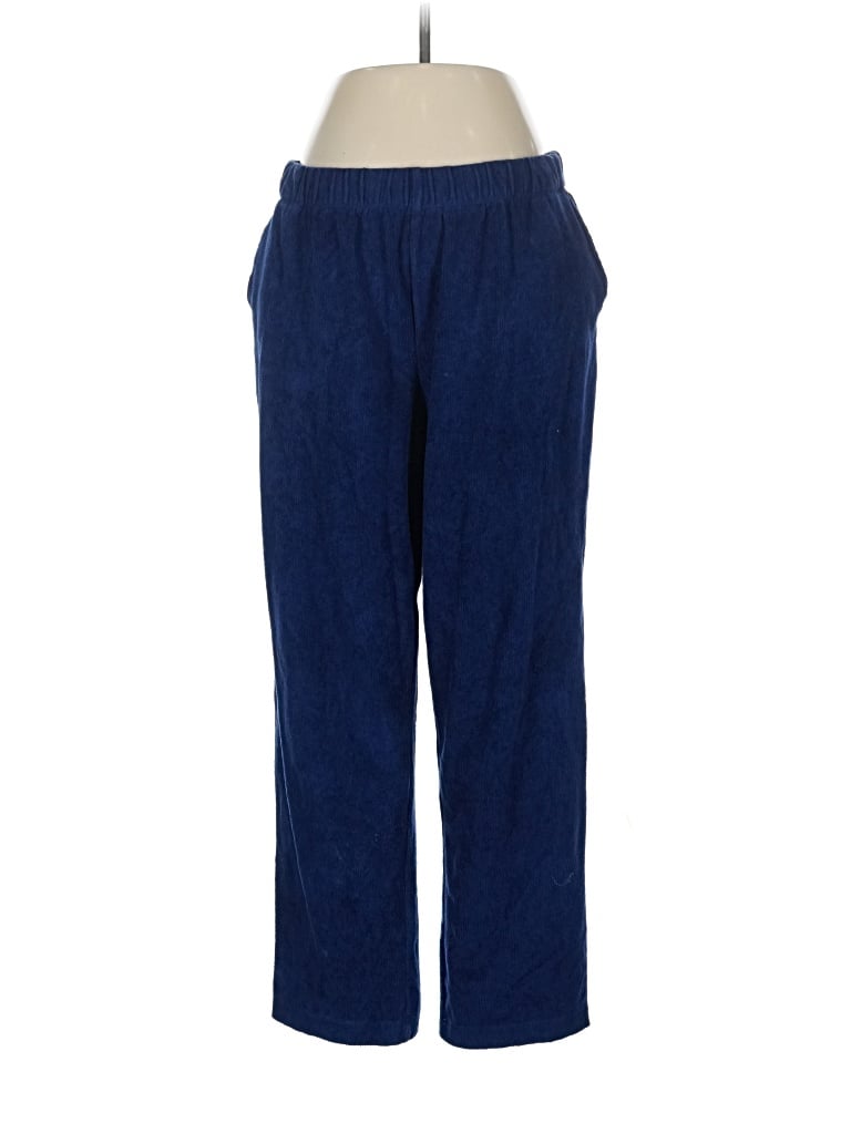 Pre-owned Lands' End Casual Pants In Blue