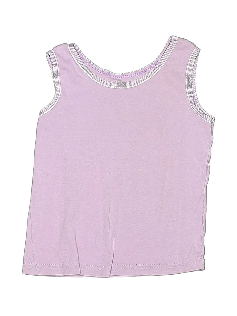 Pre-owned Wonder Nation Kids' Sleeveless T-shirt In Purple