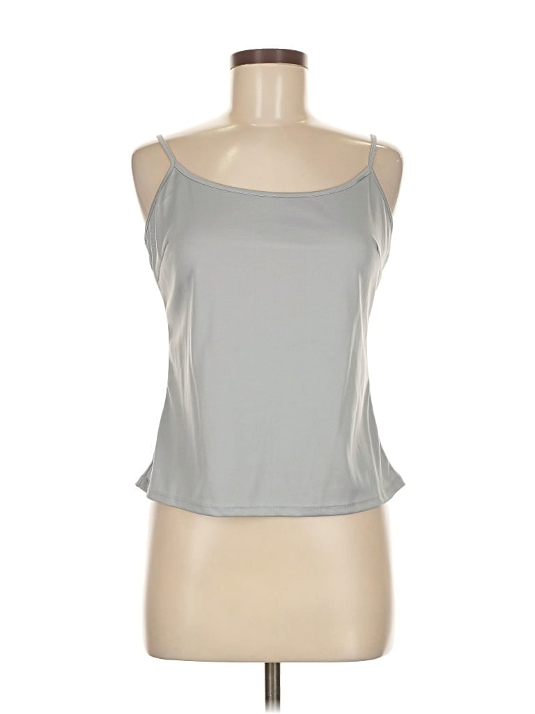 Pre-owned Unbranded Tank Top Blue Strapless Neckline Tops