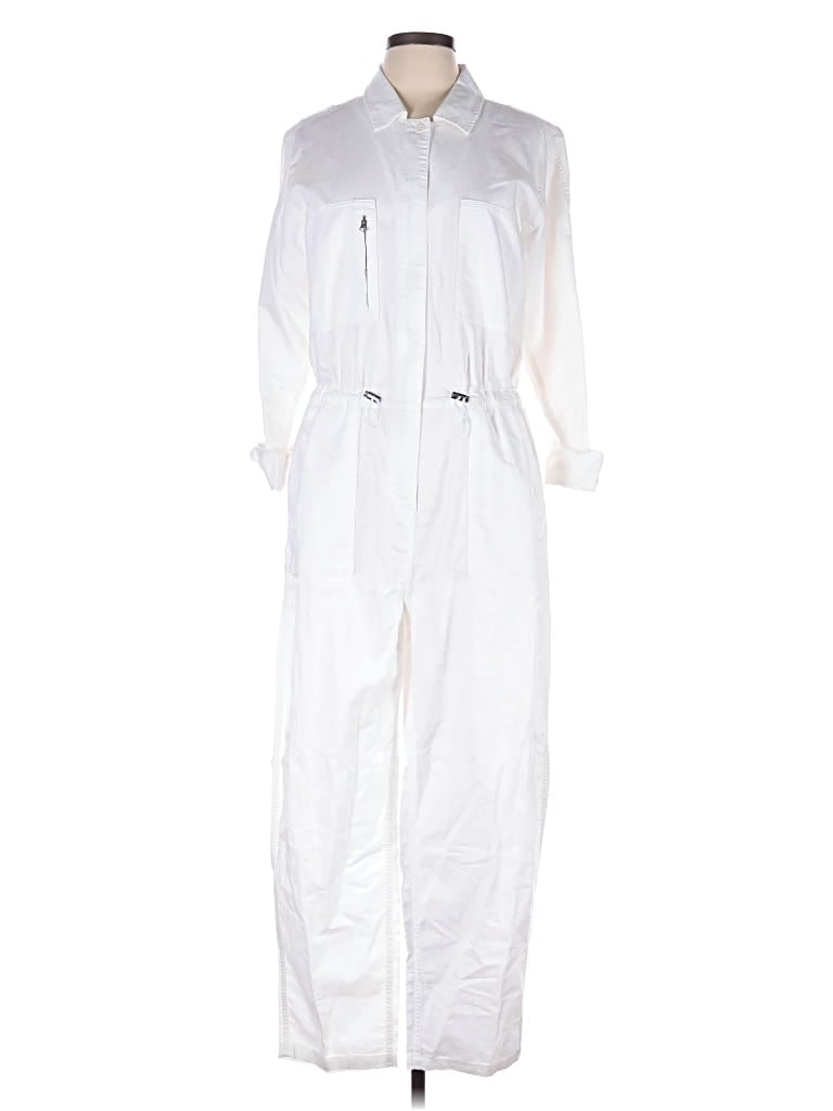 Pre-owned Outerknown Jumpsuit In White
