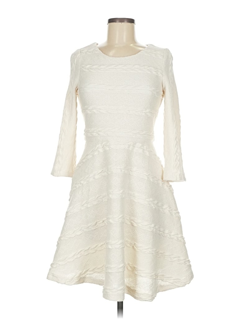 Pre-owned Akira Chicago Red Label Cocktail Dress In White