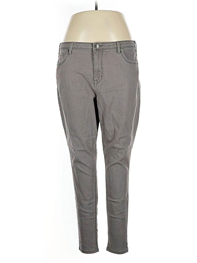 Pre-owned Hybrid & Company Casual Pants In Gray