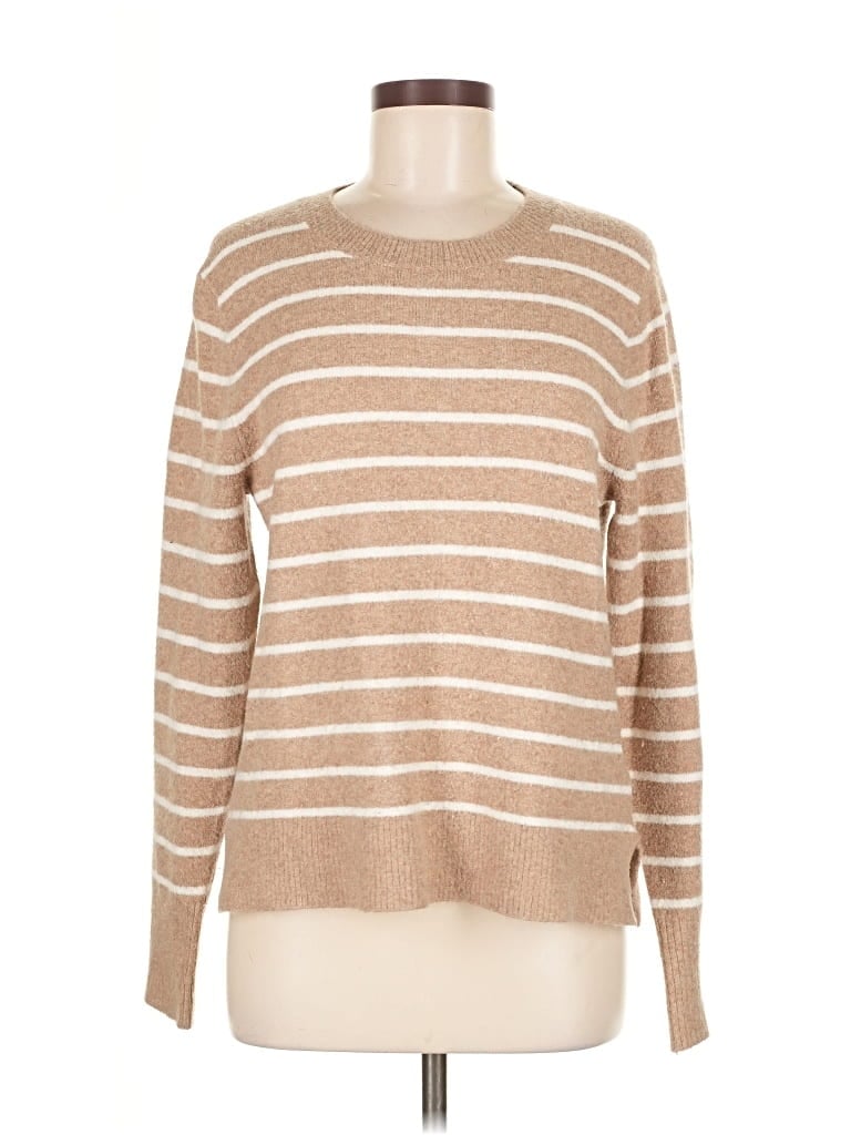Pre-owned J.crew Factory Store Pullover Sweater In Brown