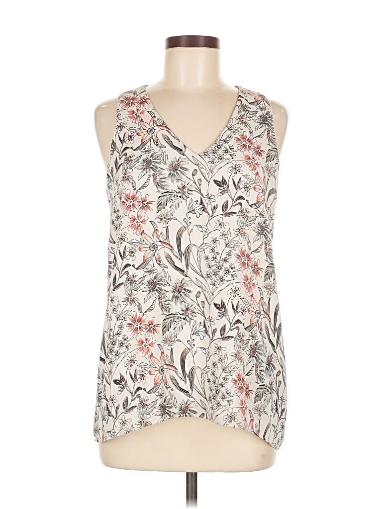 Click to view more detailed imagery on our partner's website Pre-owned Mercer & Madison Sleeveless Blouse In White