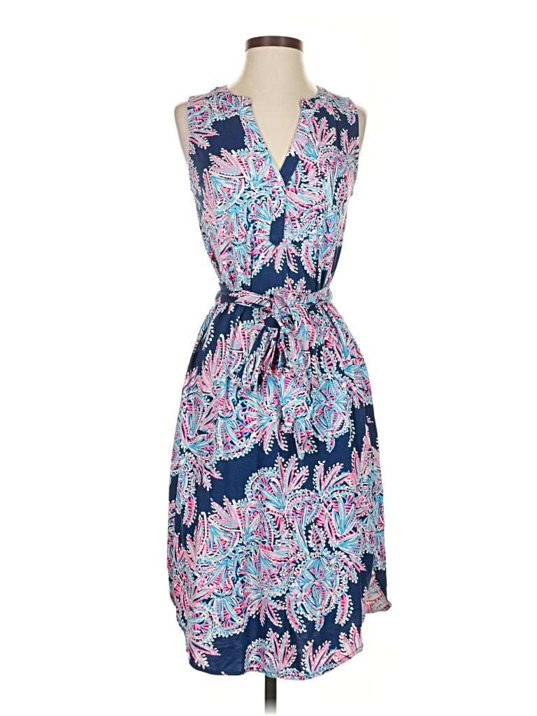 Pre-owned Lilly Pulitzer Casual Dress In Blue