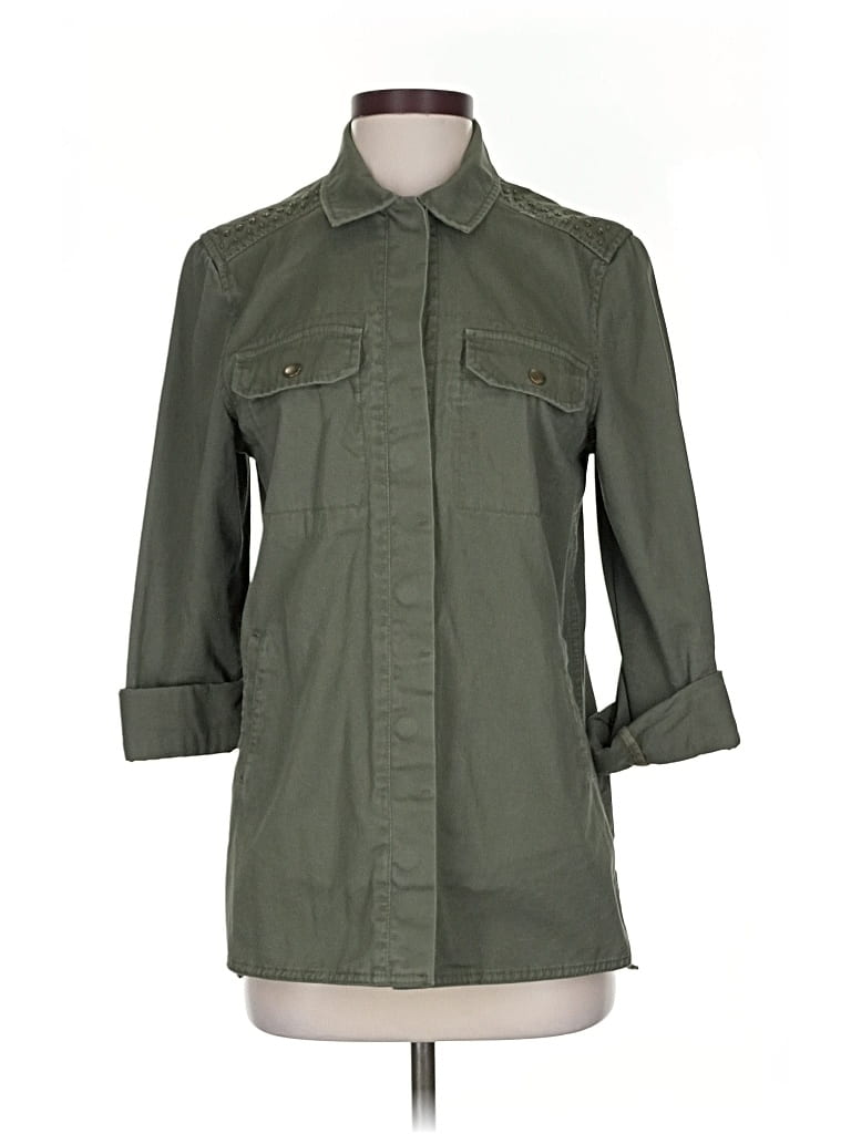 Pre-owned H&m L.o.g.g. Cardigan Sweater In Green