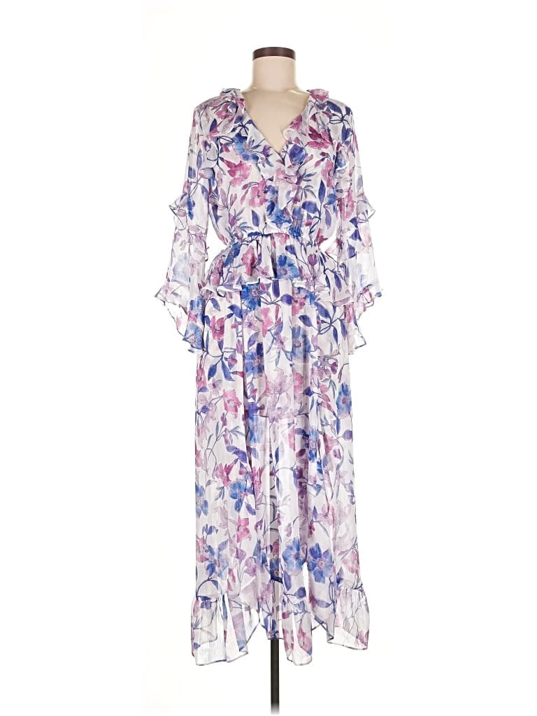 Pre-owned Misa Casual Dress In Blue