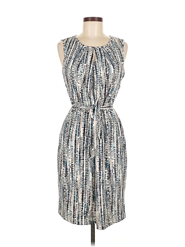 Pre-owned Ann Taylor Factory Cocktail Dress In Blue