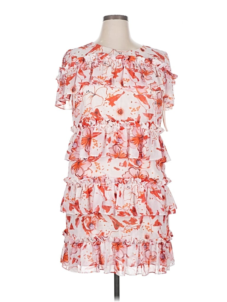 Pre-owned Badgley Mischka Cocktail Dress In Orange