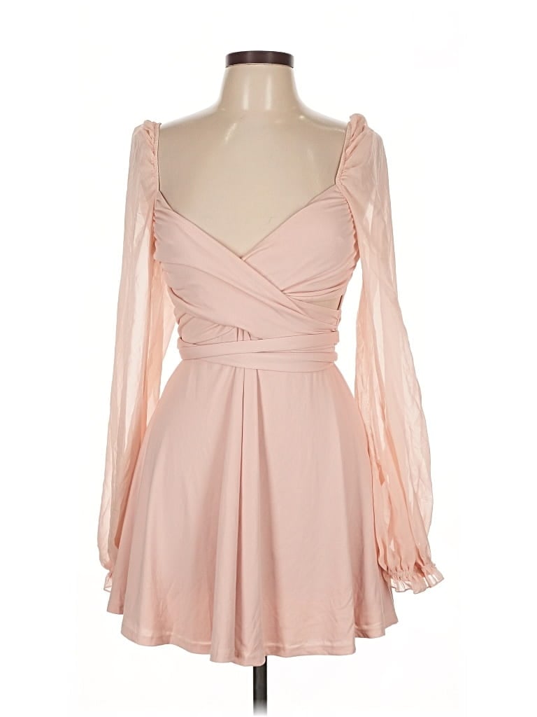Pre-owned Lucy In The Sky Cocktail Dress In Pink