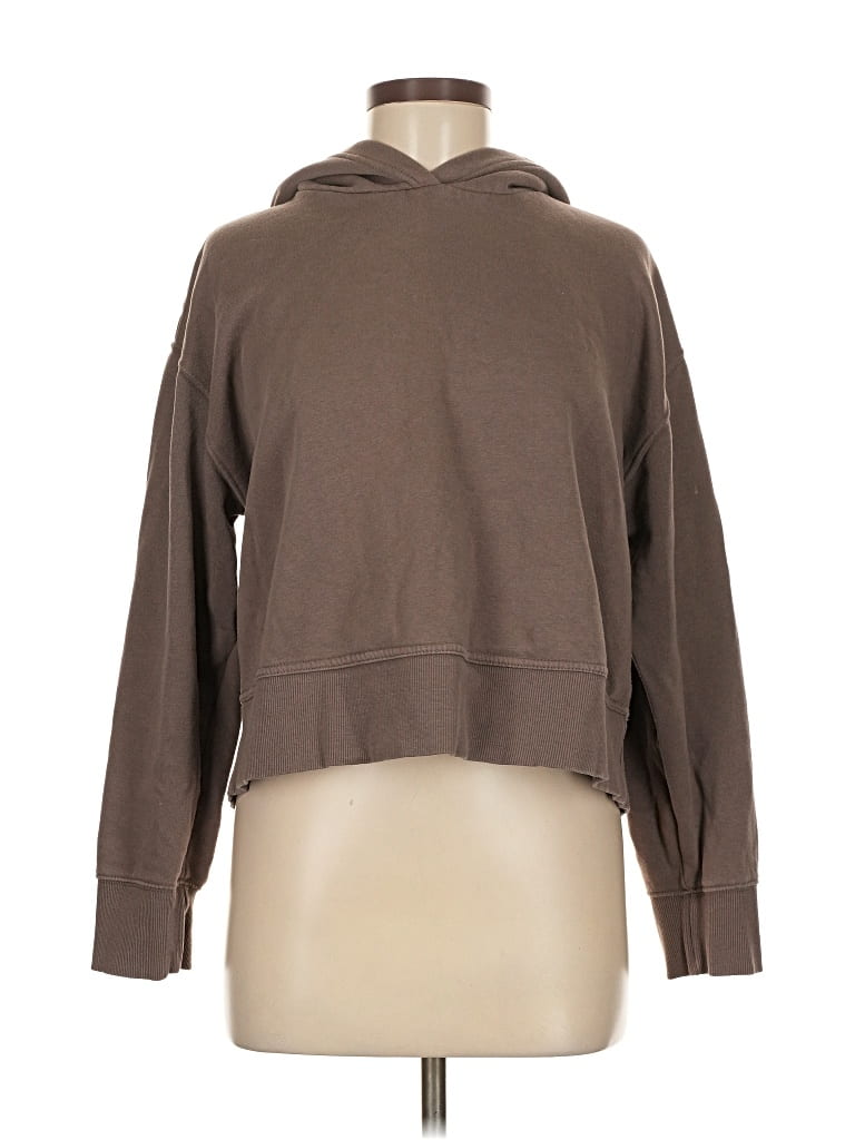 Pre-owned Zara Sweatshirt In Brown
