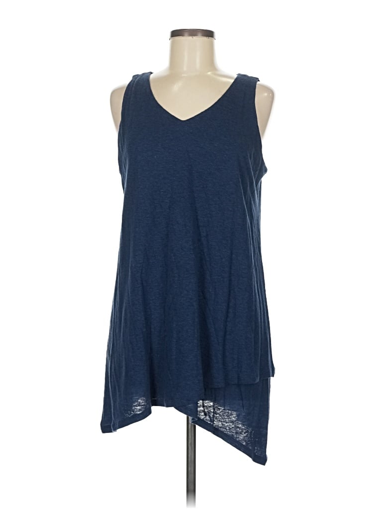 Purejill Sleeveless T-shirt In Blue