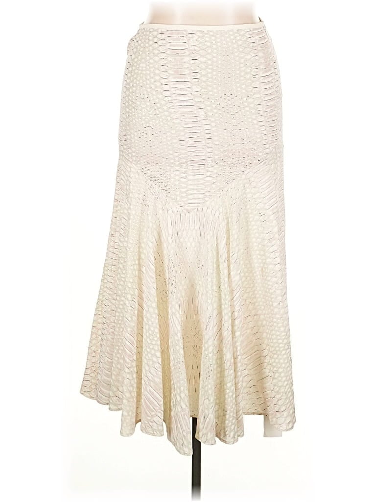 Pre-owned Unbranded Formal Skirt In White