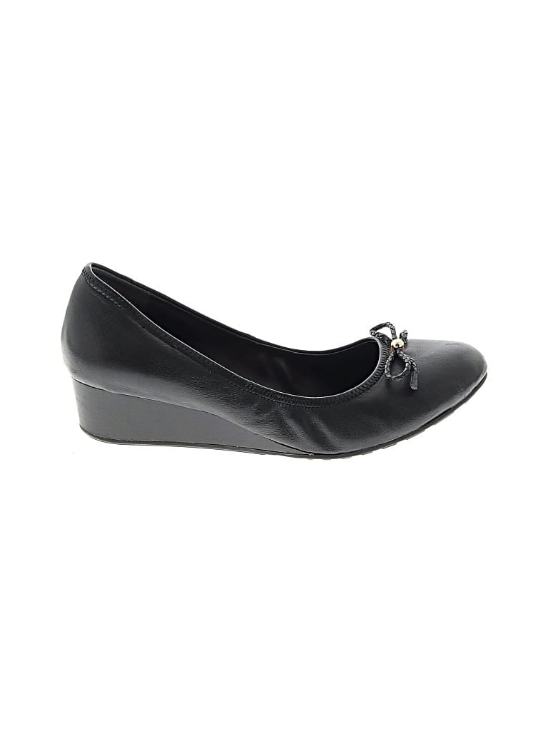 Pre-owned Cole Haan Flats In Black