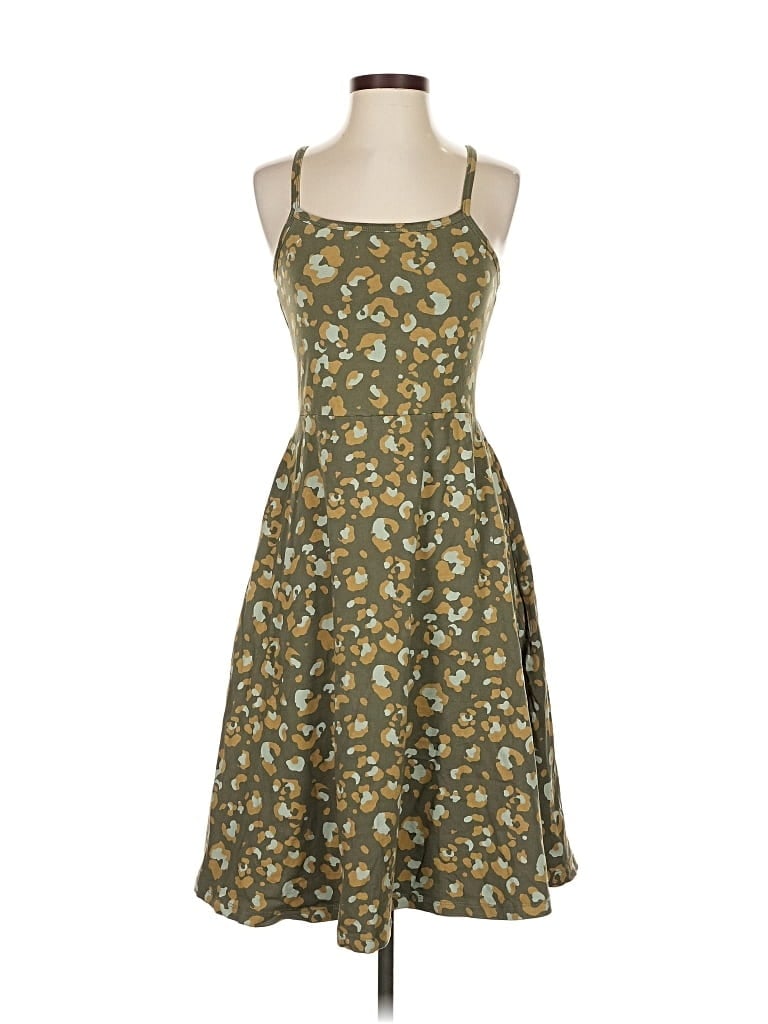 Pre-owned Pact Casual Dress In Green
