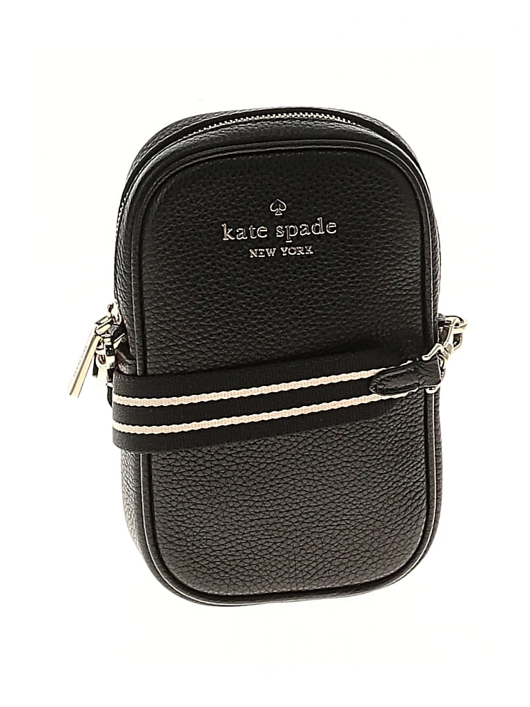 Pre-owned Kate Spade New York Leather Crossbody Bag In Black