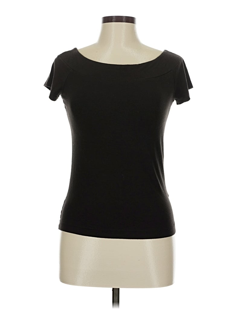 Pre-owned Banana Republic Short Sleeve T-shirt In Black