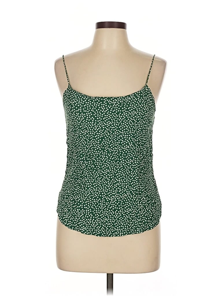 Pre-owned Reformation Sleeveless Top Green Sweetheart Neckline Tops