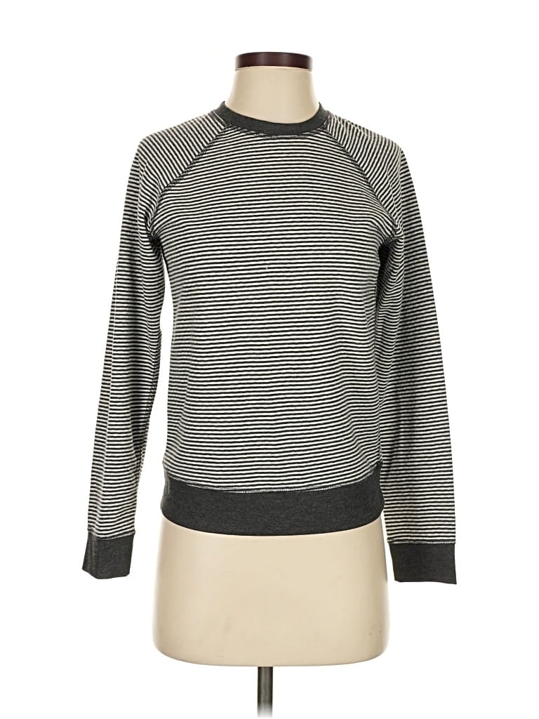 Pre-owned Unbranded Long Sleeve Top Gray Turtleneck Tops