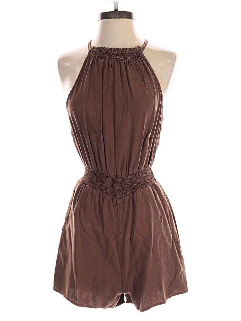 Pre-owned Bella Dahl Romper In Brown