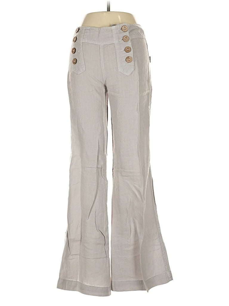 Pre-owned Elevenses Linen Pants In Gray