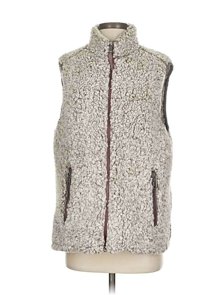 Pre-owned True Grit Sweater Vest In Gray