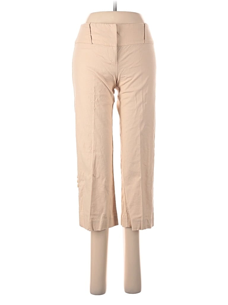 Pre-owned Venus Linen Pants In Brown