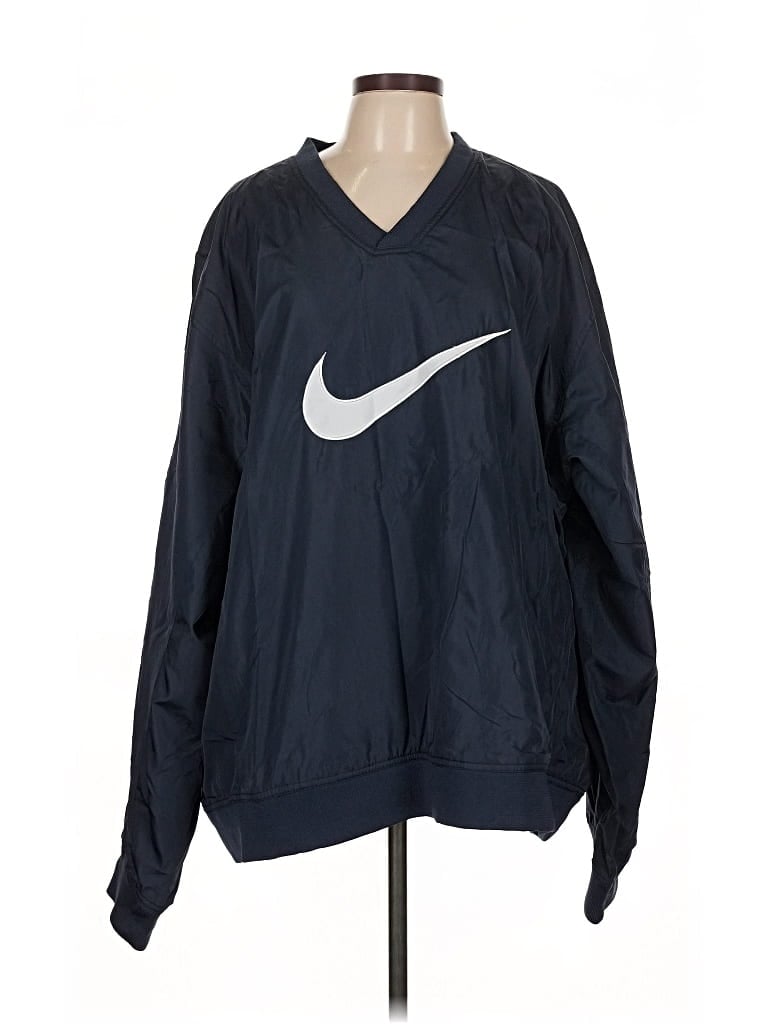 Pre-owned Nike Windbreaker Jacket In Blue
