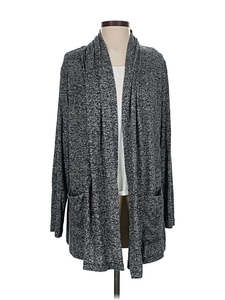 Pre-owned Athleta Cardigan Sweater In Gray