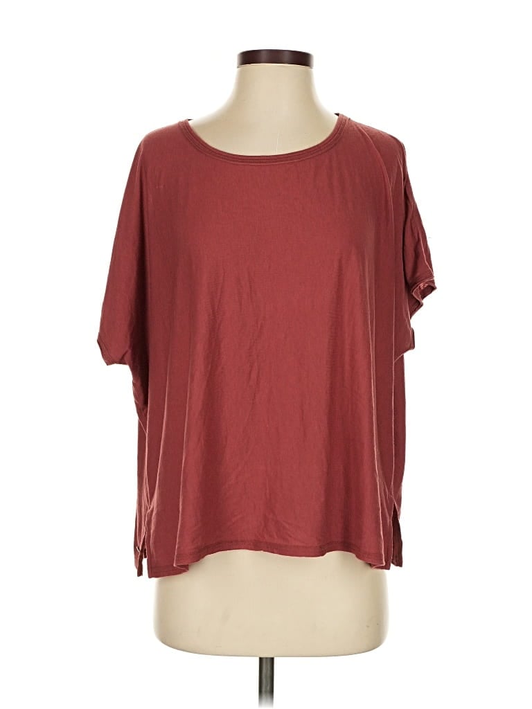 Pre-owned Alala Short Sleeve T-shirt In Burgundy