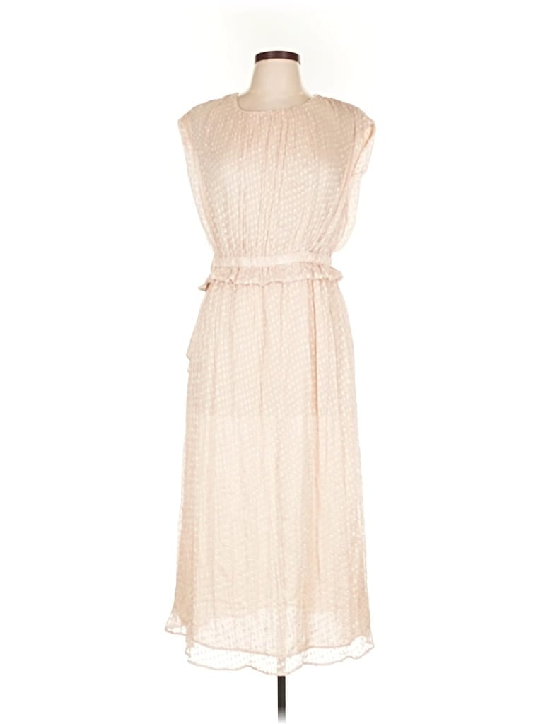 Pre-owned Zara Cocktail Dress In White