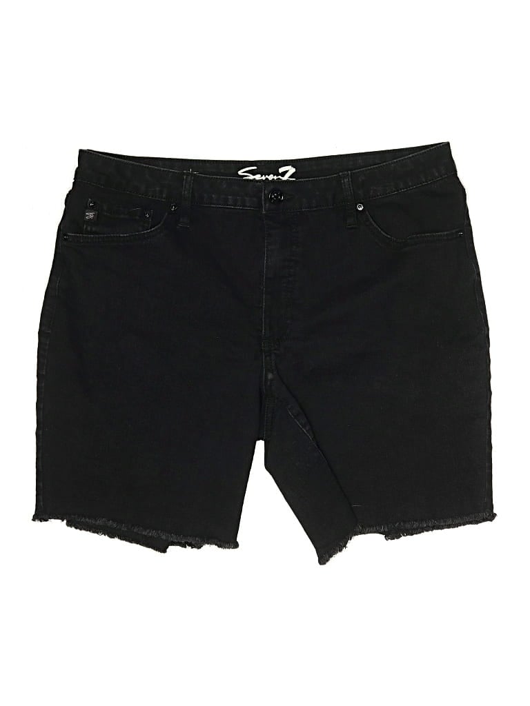 Pre-owned Seven7 Denim Shorts In Black