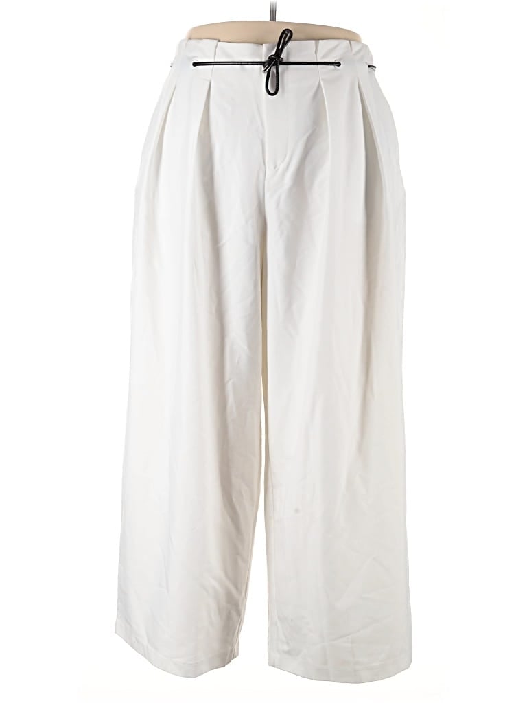 Pre-owned Eloquii Casual Pants In White