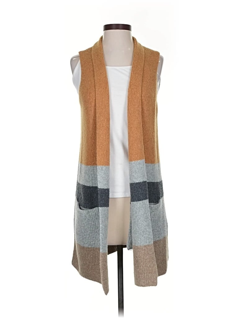 Ann Taylor Loft Cardigan Sweater In Brown