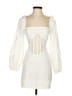 Assorted Brands 100% Polyester White Cocktail Dress Size XXS - photo 1