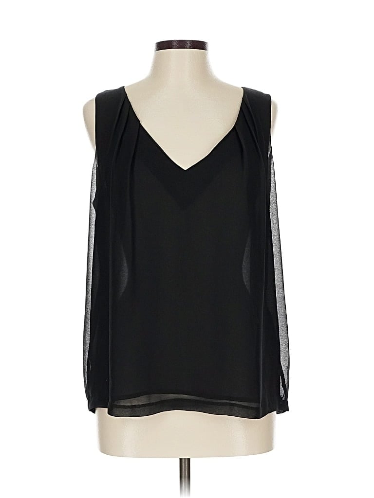 Pre-owned Gap Sleeveless Blouse In Black