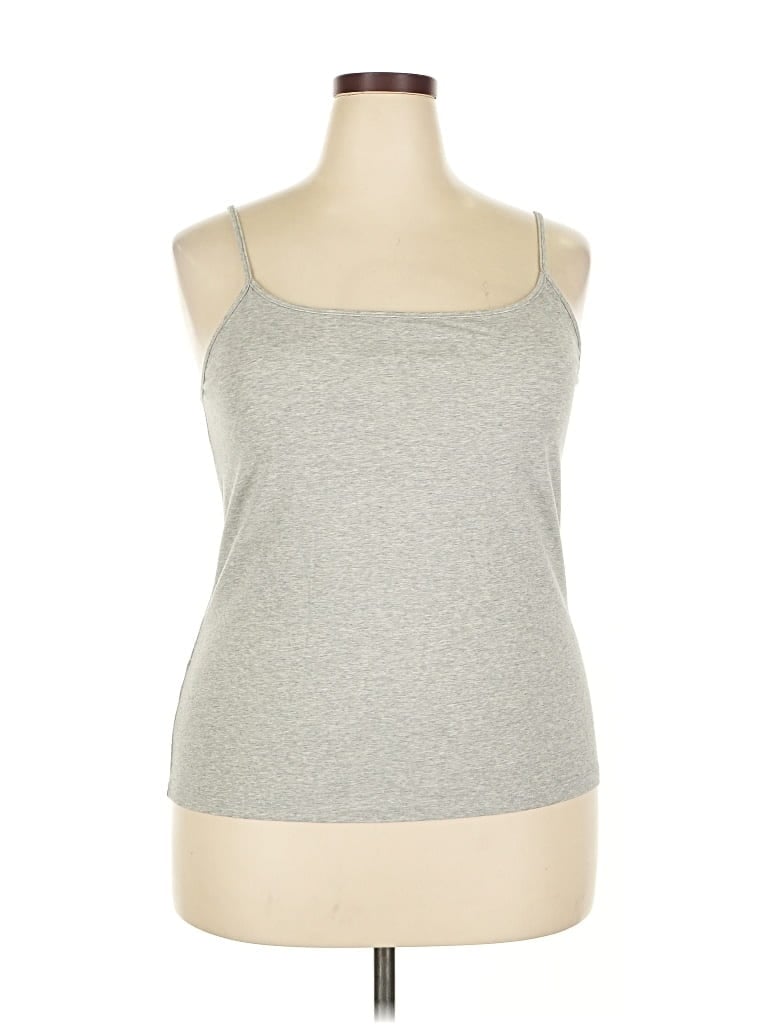 Pre-owned Gap Tank Top Gray Halter Neckline Tops