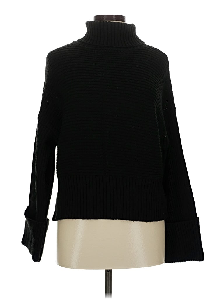 Pre-owned Nasty Gal Inc. Turtleneck Sweater In Black