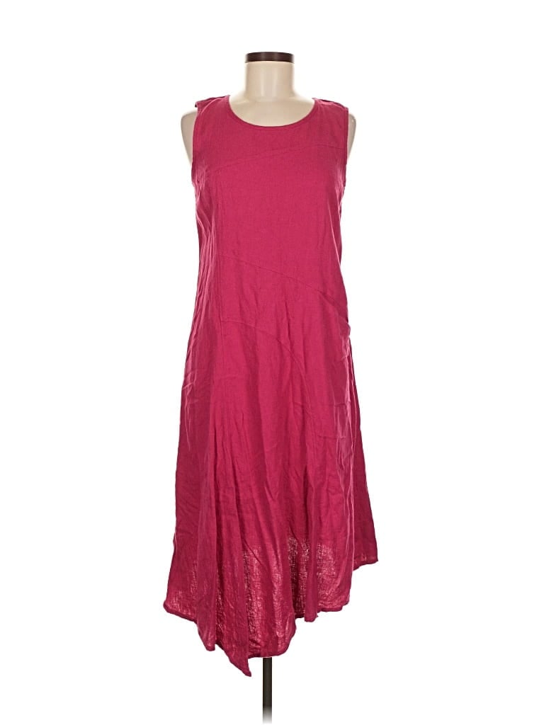 Pre-owned Coldwater Creek Casual Dress In Burgundy
